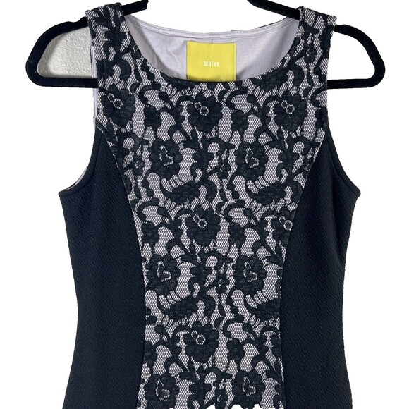 Maeve Anthropologie Sirena Dress Size Small Knit Lace Trim Swingy - Picture 3 of 15